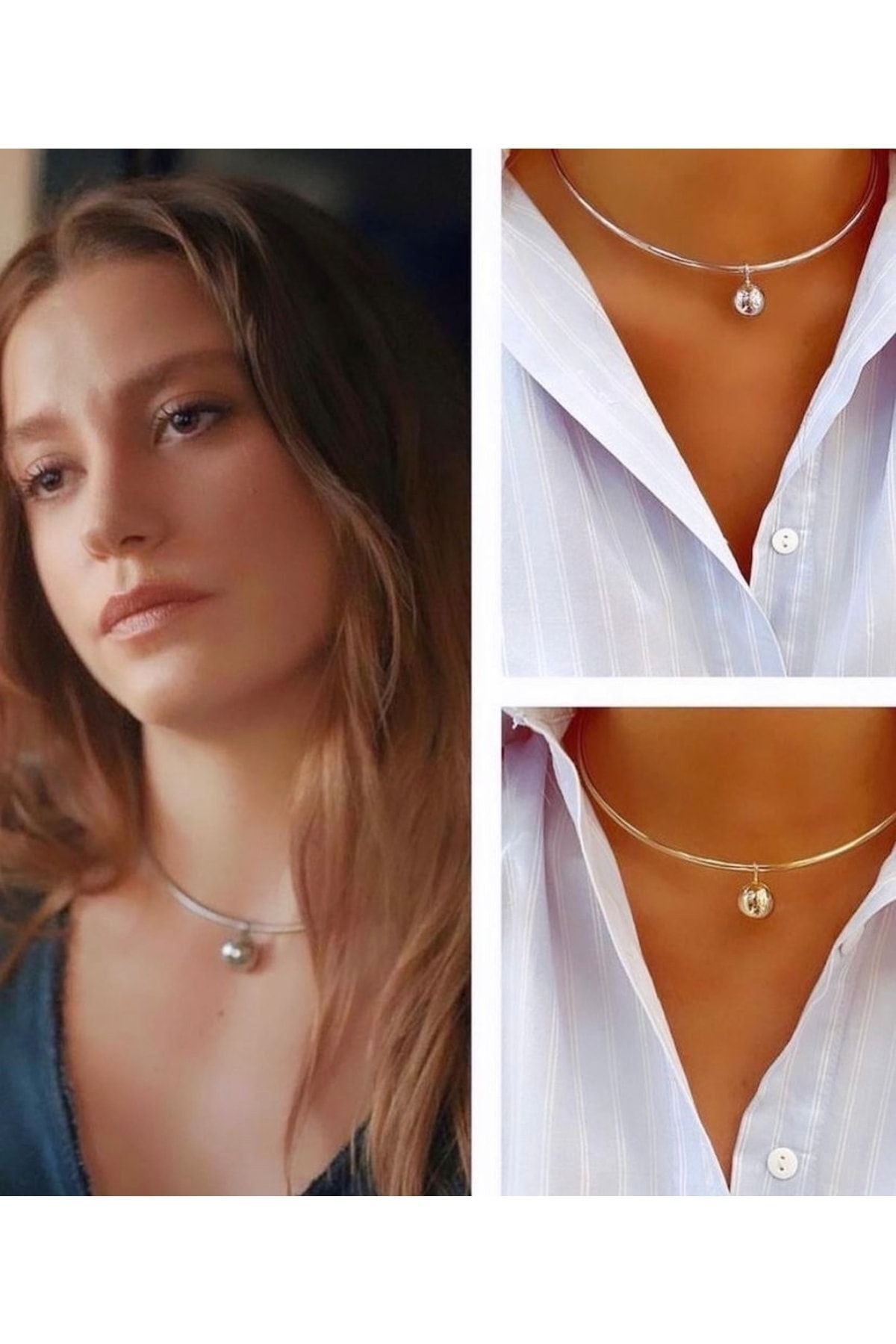 Serenay Kolyesi Topçuk Choker Model Kolye
