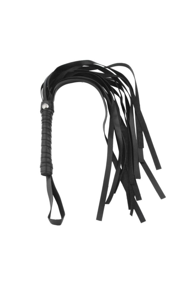 Aria's Closet Yumuşak Deriden Yapılmış Püsküllü Harness Kırbaç