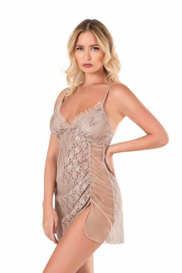 Aria's Closet Taş Kısa Tül Gecelik 4111