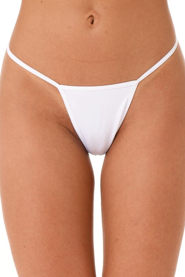 Aria's Closet Kırmızı Arkası Açık String Tanga Külotlu Fantezi Kostüm