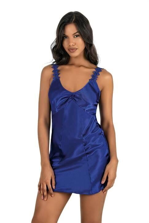 Aria's Closet Saks Kısa Saten Gecelik 8246