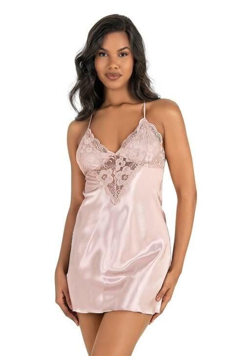 Aria's Closet Pudra Kısa Saten Gecelik 8247