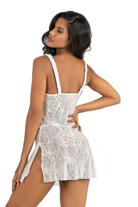 Aria's Closet Ekru Kısa Saten Gecelik 8221