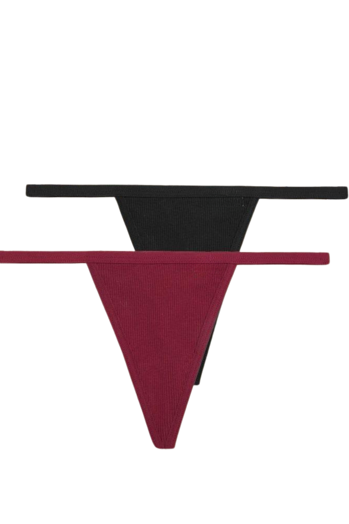 Aria's Closet 2'li Süprem Penye Tanga String	 Renkli