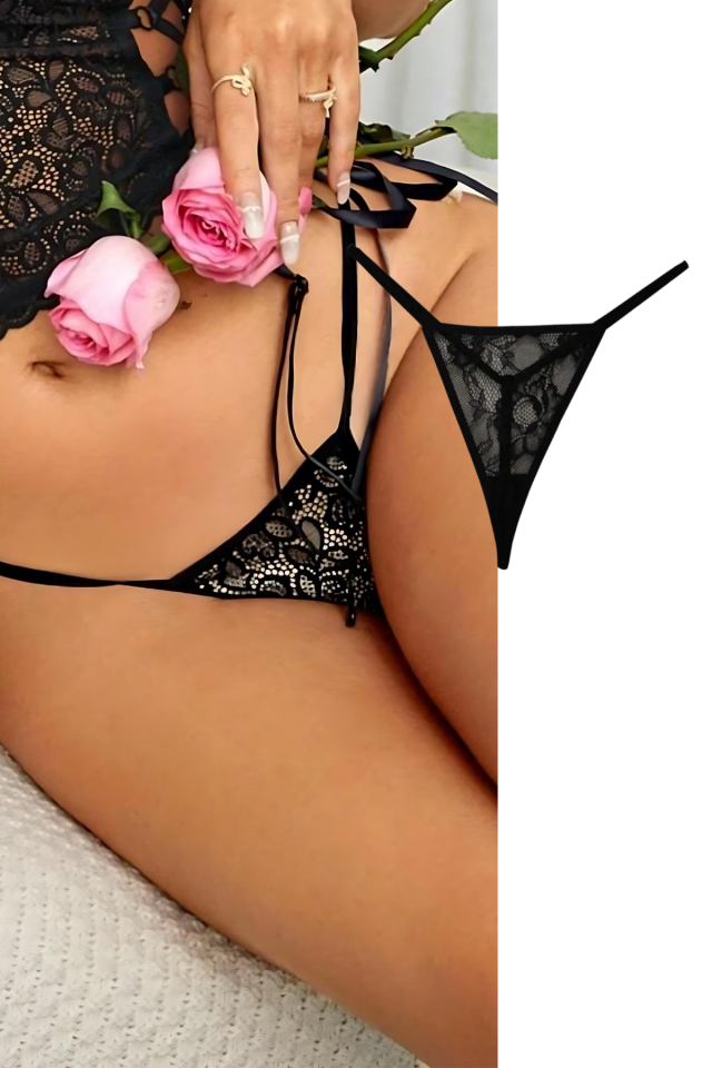 Aria's Closet Dantelli Fantezi String Tanga
