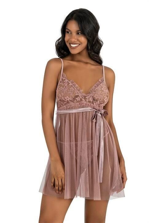 Aria's Closet Vizon Kısa Tül Gecelik 4211