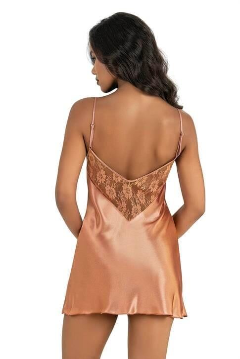Aria's Closet Bakır Kısa Saten Gecelik 8209