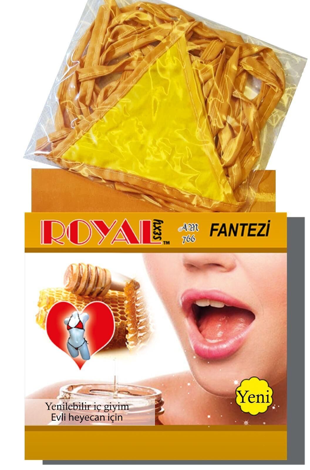 Aria's Closet Fantezi Tüketilebilen Yenilebilir Bal Aromalı İç Çamaşırı Takımı
