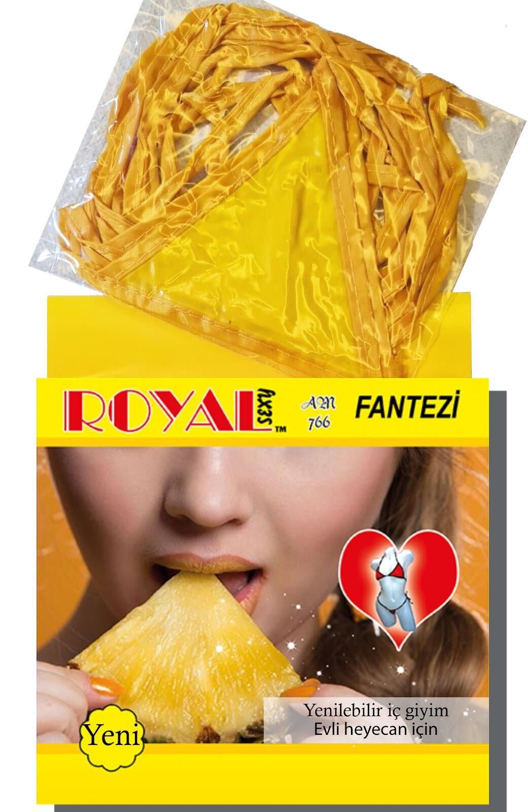 Aria's Closet Fantezi Tüketilebilen Yenilebilir Ananas Aromalı İç Çamaşırı Takımı