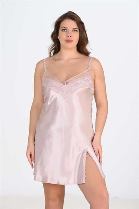 Aria's Closet 2'li Pudra Sabahlık Takımı Bigsize 6214
