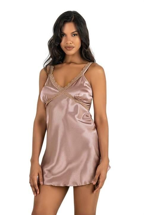 Aria's Closet Vizon Kısa Saten Gecelik 8226