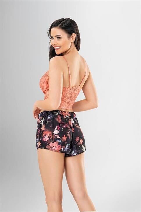 Aria's Closet 3'lü Şort Takımı Somon